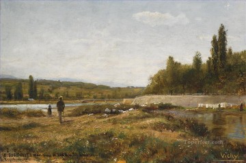 Plain Scenes Painting - VICHY Alexey Bogolyubov plan scenes landscape